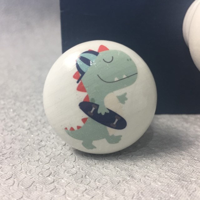 Dinosaur Drawer Knob Dinosaur Cupboard Knob Dino Drawer Etsy