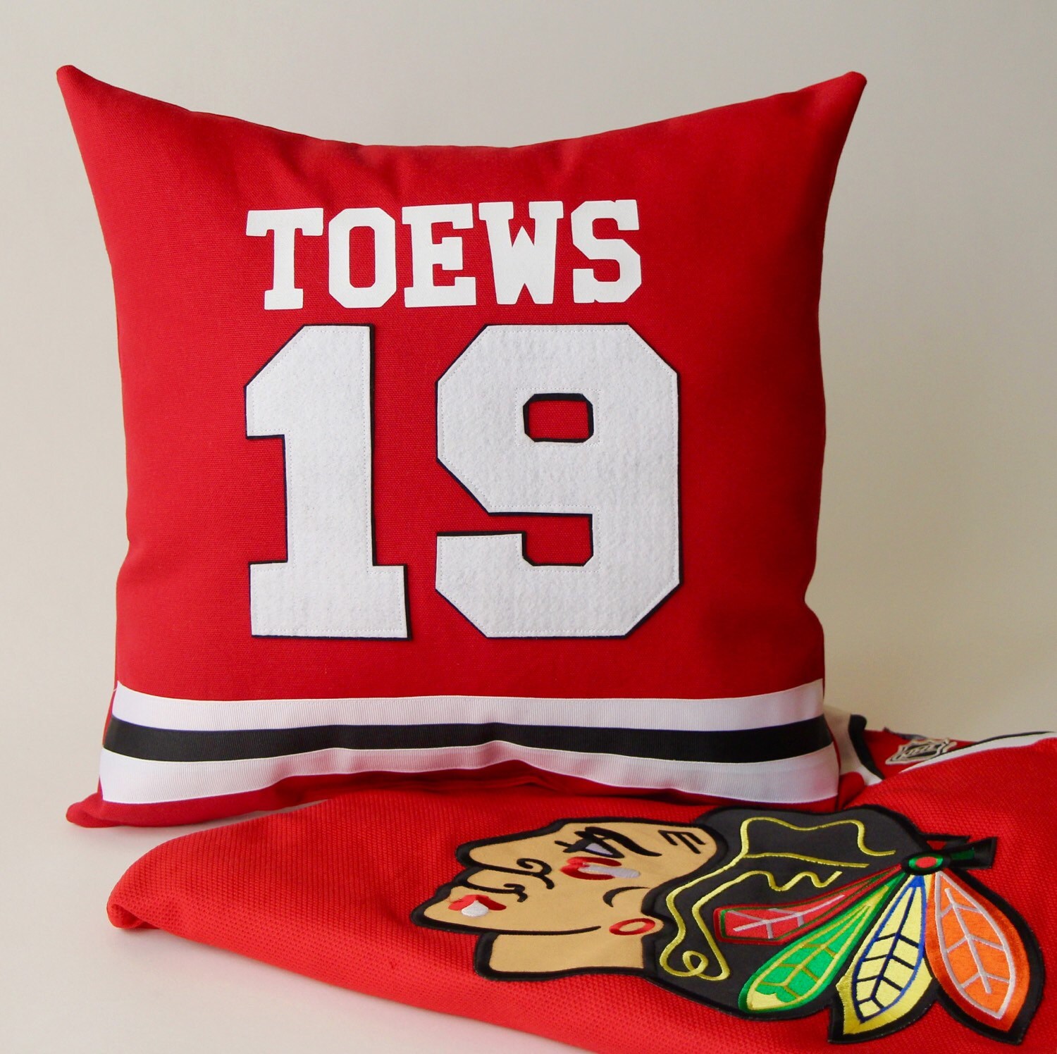 Chicago Blackhawks Inspired Sports Pillow16x16 Etsy