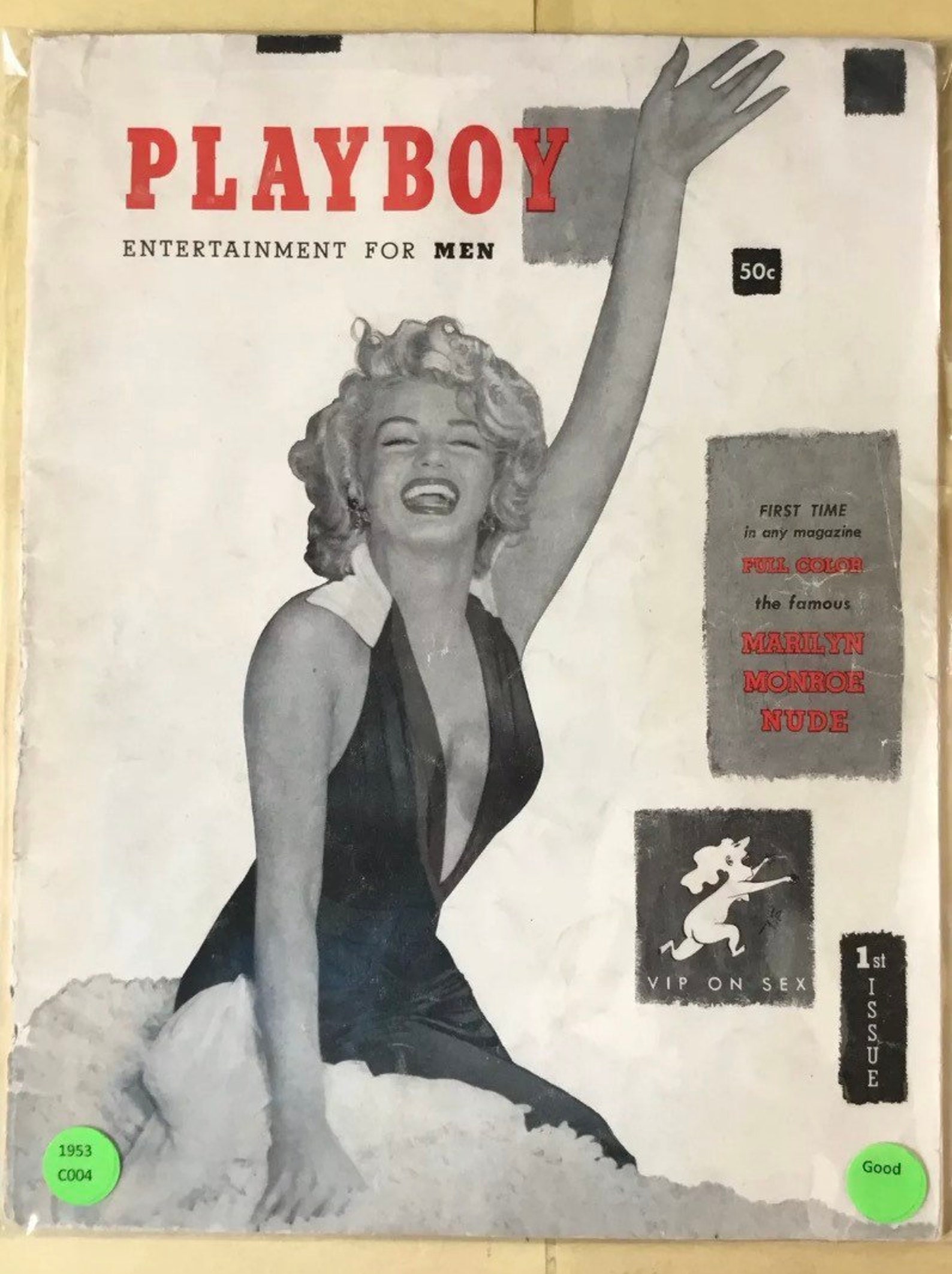 Playboy Magazine Original Genuine Vintage December 1953 1 Etsy