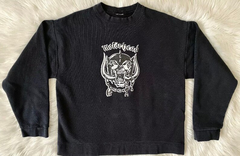 M\u00f6torhead Sweat-shirt Vintage 1980s Lemmy Kilmister Shirt Rare 80s Metal Band Tshirt Pigface Tee