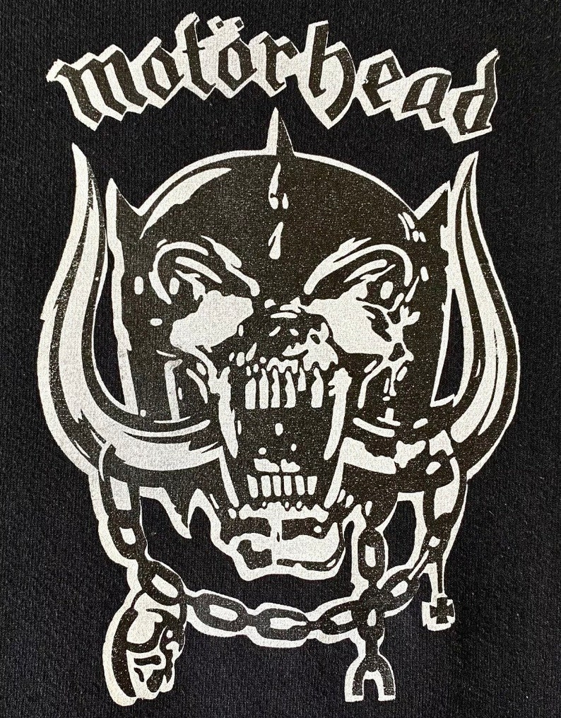 M\u00f6torhead Sweat-shirt Vintage 1980s Lemmy Kilmister Shirt Rare 80s Metal Band Tshirt Pigface Tee