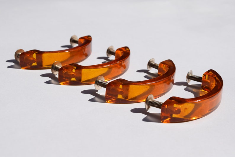 Vintage Bakelite Drawer Pulls Bakelite Handles Apple Juice Etsy