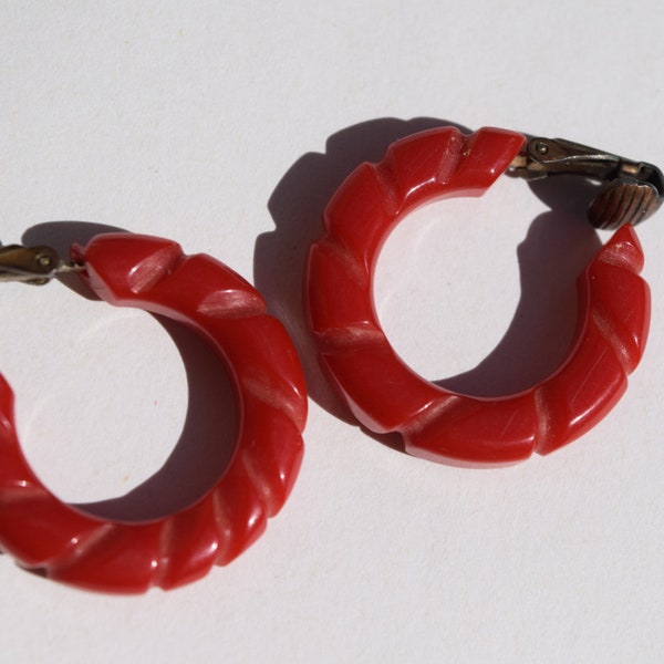 Bakelite Earrings Etsy