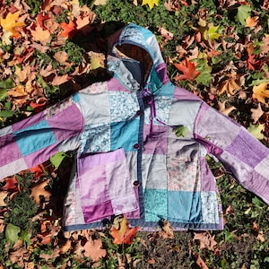 Upcycled Crop Quilt Jacket