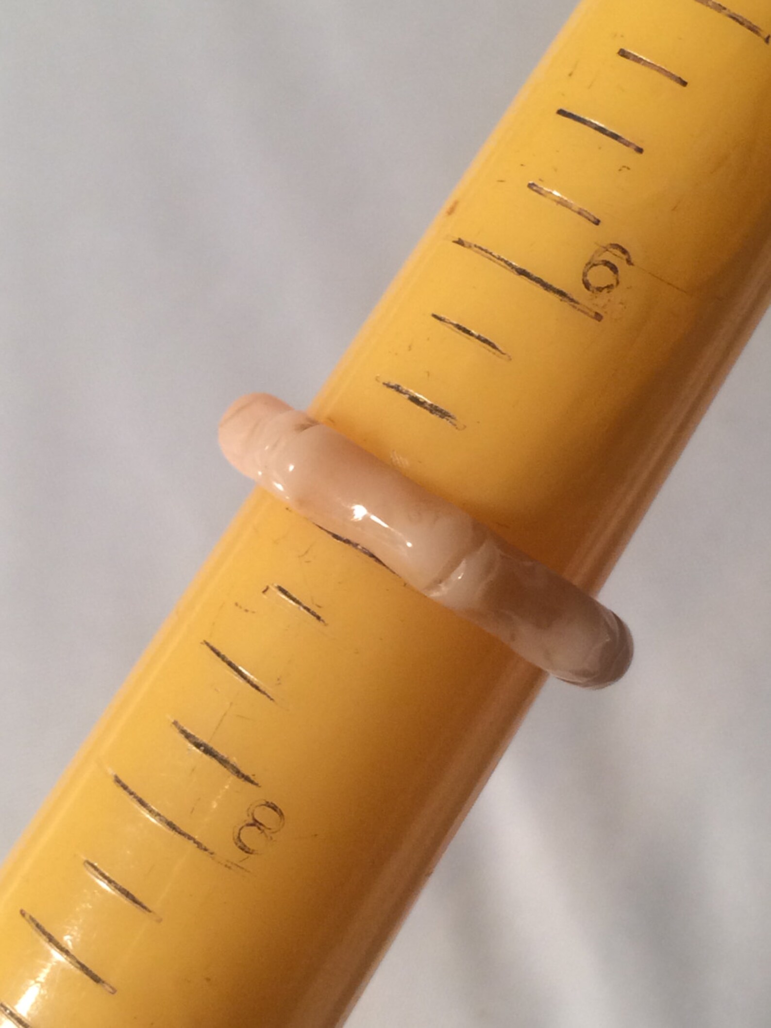 1 Vintage Bakelite New Crafted Ring 1940s White and Tan | Etsy