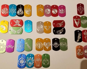 rwby keychain etsy