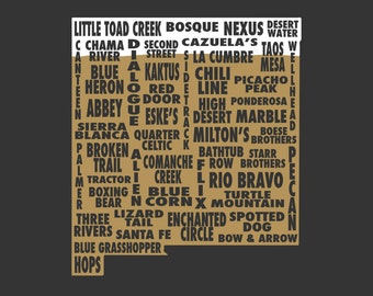 Drink Local- New Mexico Beer T-shirt
