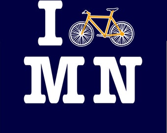 I Bike Minnesota T-shirt