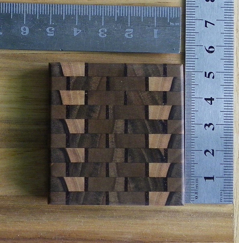 Miniature wooden cutting board scale 1/6 for doll diorama image 3