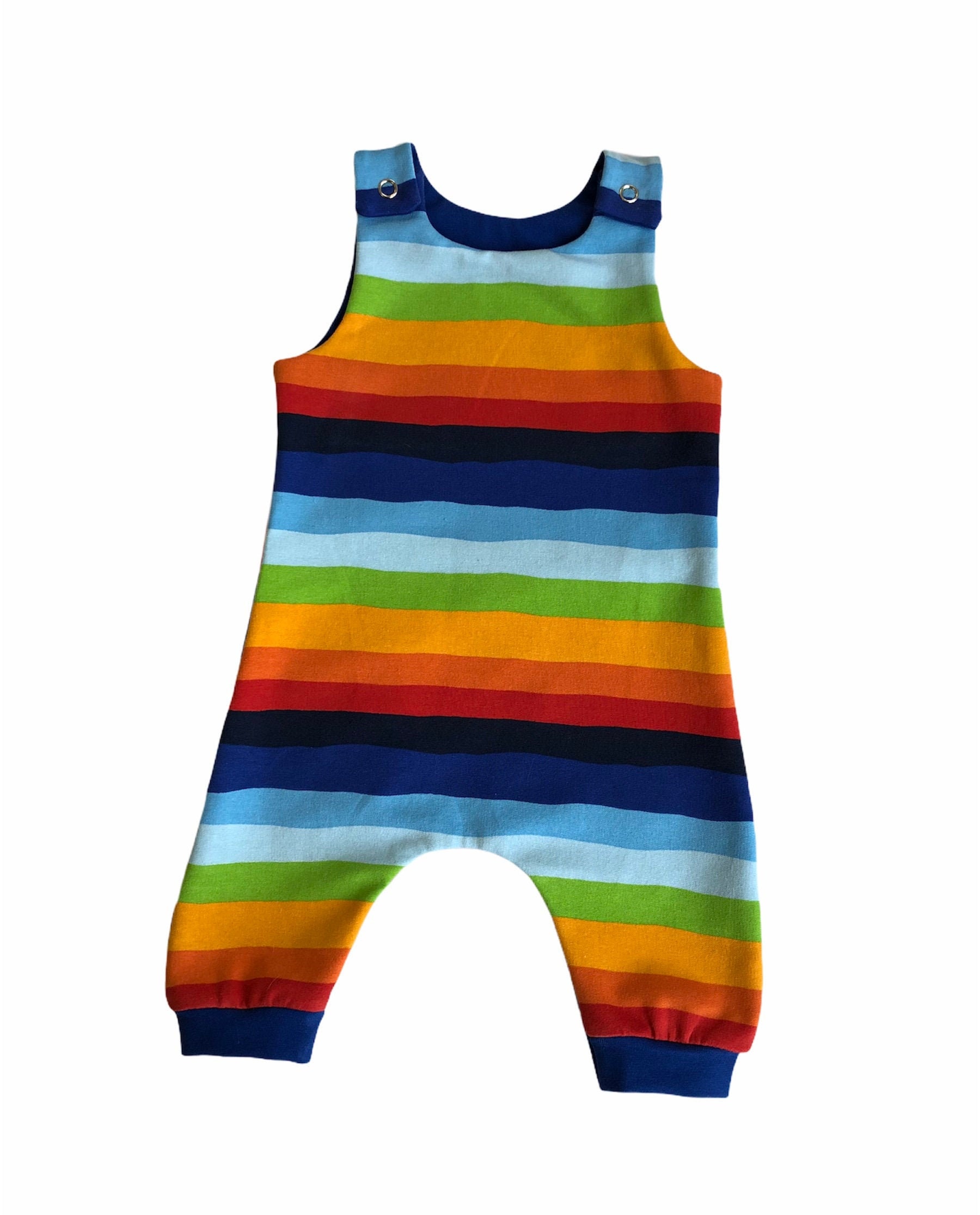 Rainbow Dungarees Newborn Etsy