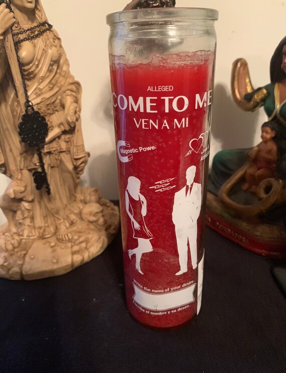 Novenas /7Day Glass Encased Candles Etsy