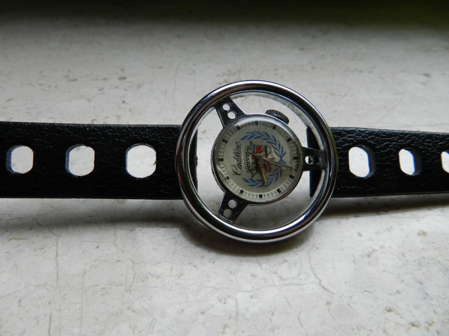 Mens Cadillac Old England Steering Wheel Watch Swiss Made Etsy