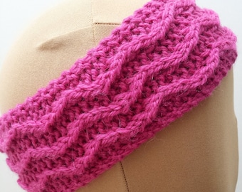 Ear Warmer Headband Knitting Patterns Bundle, 3 Designs Included, Women Or Girls, Easy Instructions English And French.