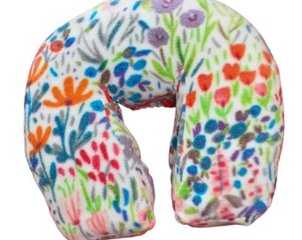 Boiance Massage Face Cradle Cover - "Seamless" Boiance Style Fleece - Modern Garden Print