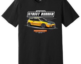 Honda Civic I EG Hatch I Street race I Unisex T-Shirt I