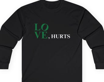 LOVE Hurts Philadelphia Long-Sleeve Shirt, Jalen Hurts, Philadelphia, Eagles, Big Game, Champions, Football Team, Philly Football, NFC