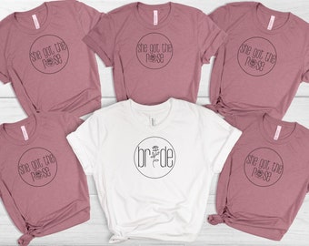 Bachelorette Party Shirts: Bride & Squad Matching Tees