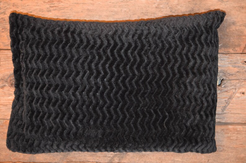 Pillowcase Mini Pillowcase Black Chevron Fleece Nap TimeTravel Pillowcase Toddler Pillowcase