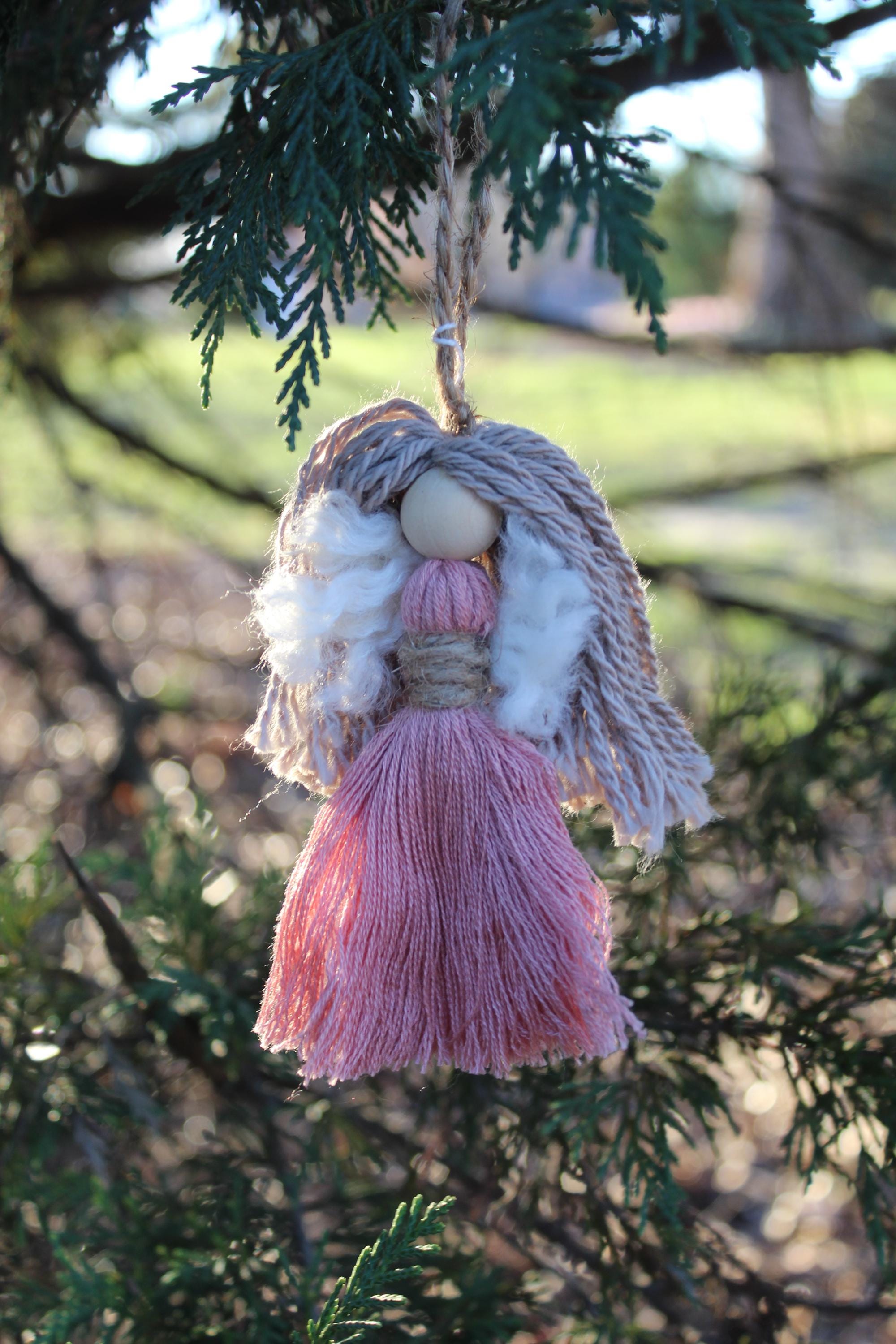 Christmas Angel Ornament Macrame
