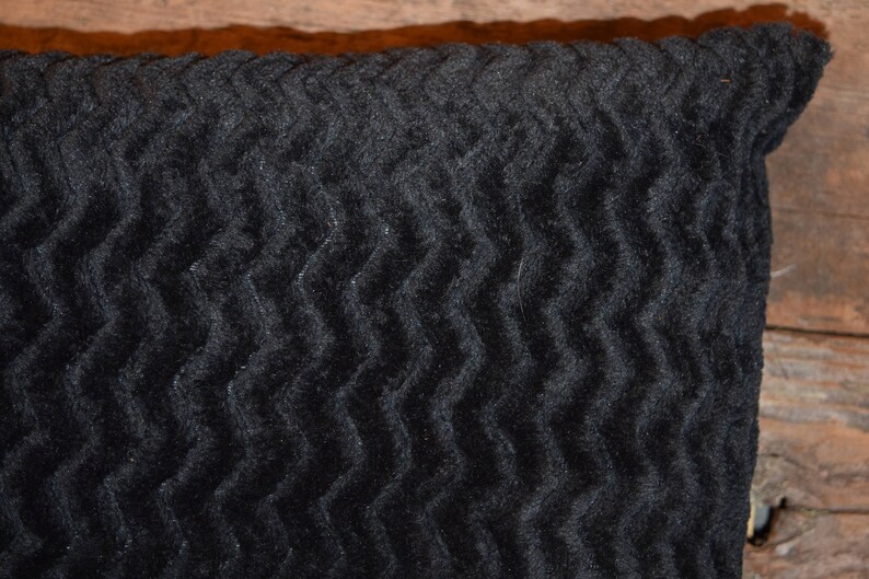 Pillowcase Mini Pillowcase Black Chevron Fleece Nap TimeTravel Pillowcase Toddler Pillowcase