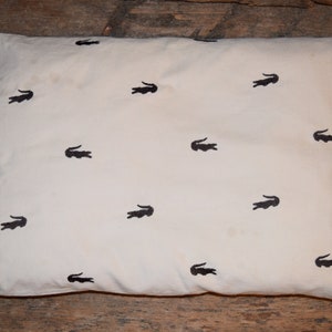 Beige and Brown Alligator Nap Time/Travel Pillowcase, Toddler Pillowcase, Pillowcase, Mini Pillowcase Fits a 12x16 Pillow Form