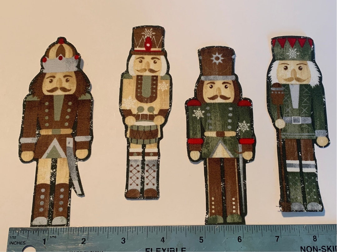 Christmas Nutcracker Iron on Fabric Appliques Precut Etsy