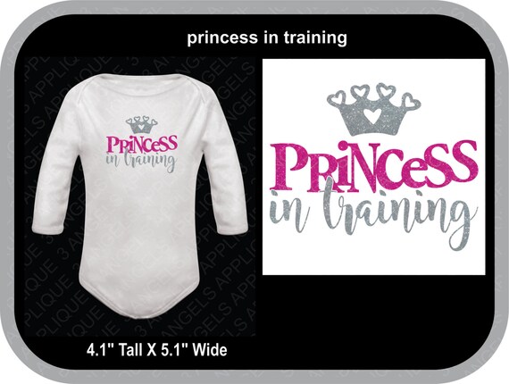 Download Princess In Training Svg Cutter Design Instant Download Etsy