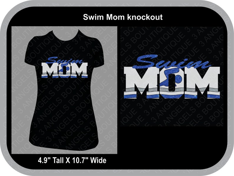 Download Swim Mom SVG Cutter Design INSTANT DOWNLOAD | Etsy