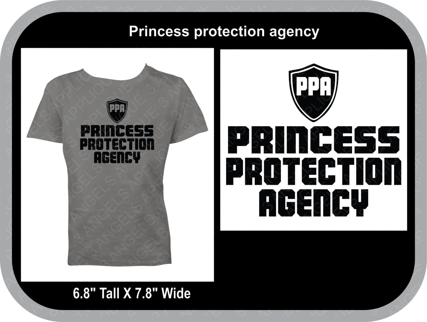 Princess Protection Agency Svg Cutter Design Instant Download Etsy