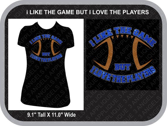 I Like The Game But I Love The Players Svg Cutter Design Etsy