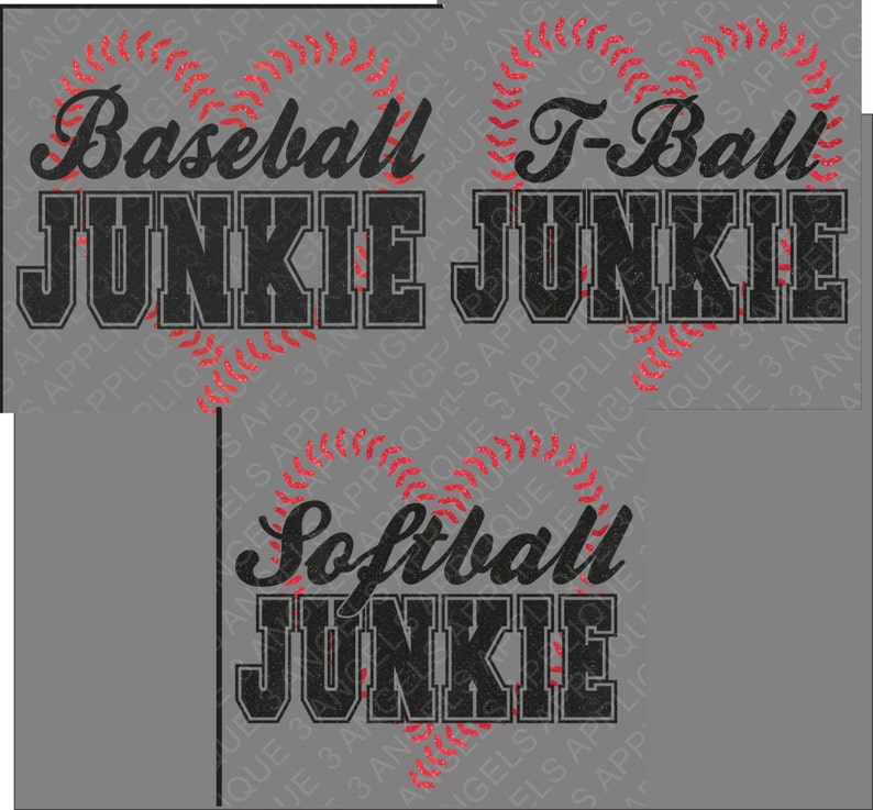 Download Baseball-Softball-T-Ball Junkie Mulitpack SVG Cutter ...