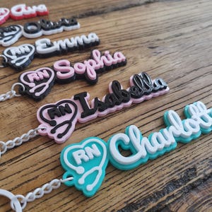 Bulk 5/10/20 Personalized Custom RN Nurse Stethoscope 3D Printed Name ...