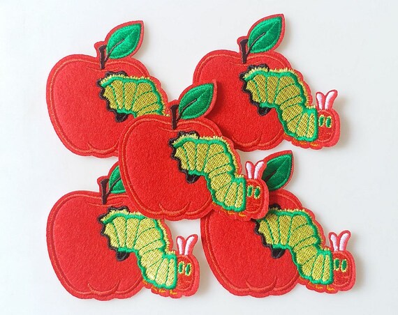 The Very Hungry Caterpillar Iron On Applique Patch