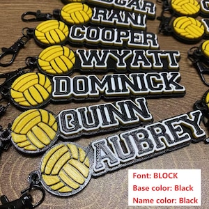Custom Water Polo Keychain | Personalized 3D Printed Team Gift | Customize Swim Gear Coach Sport Name Keychain Tags, Pack 5/10/20