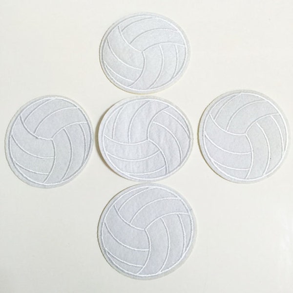 Volleyball Sew on Appliques Etsy