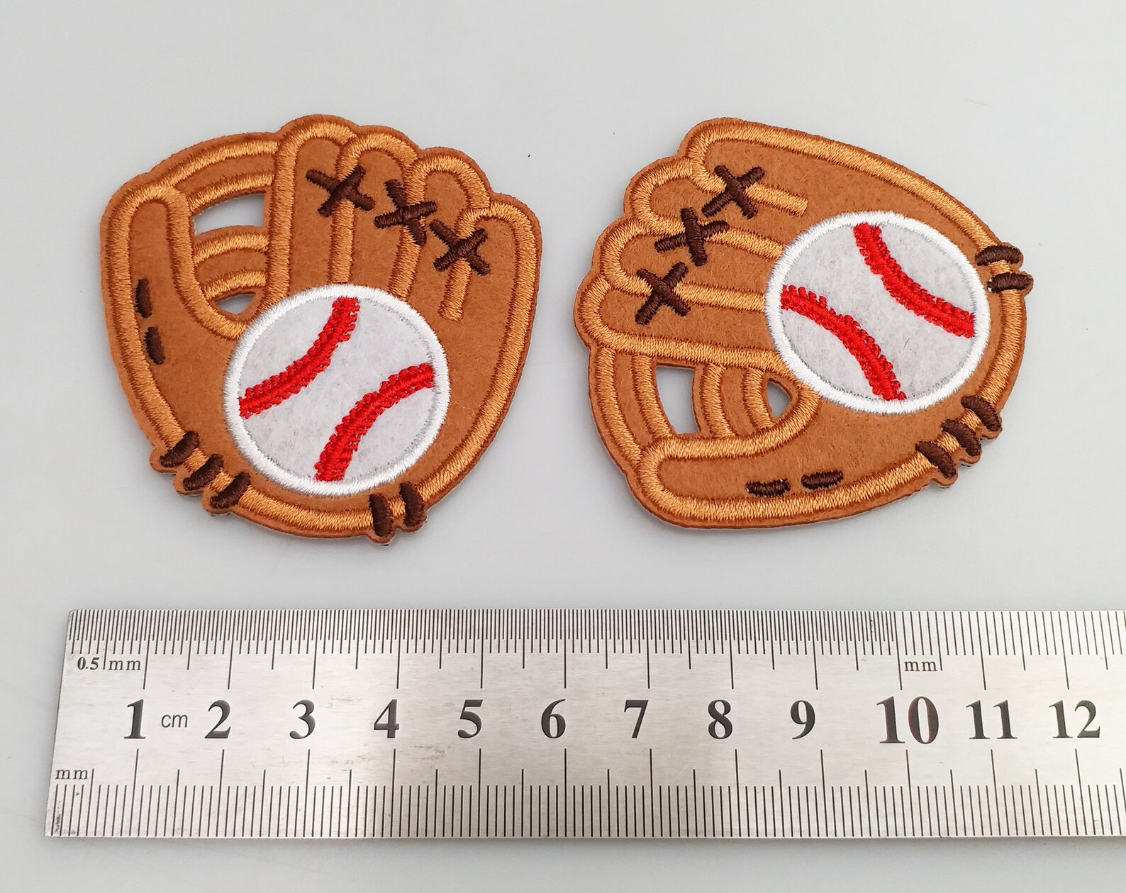 5.6x6.6 Cm 10pcs Baseball Softball Glove Iron on Embroidered Etsy