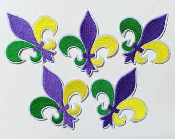 Toppa Stirabile/Cucibile U24 – Motivo Fleur De Lys In Ricamo – Dimensioni 8x5 Cm