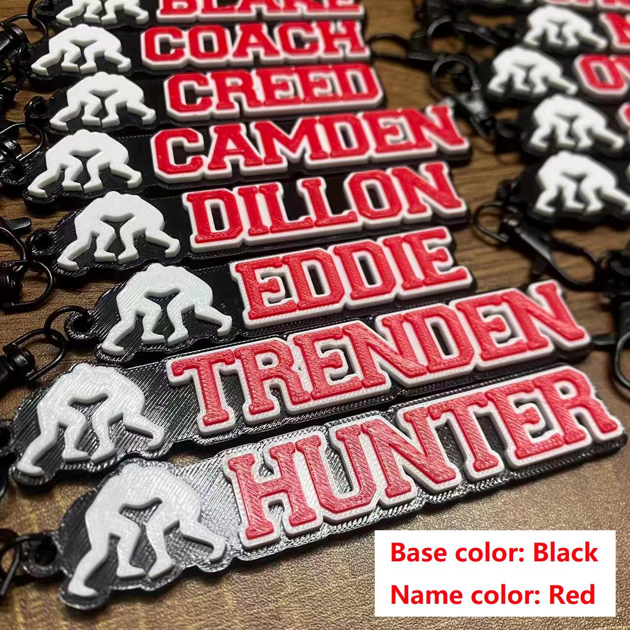 Bulk 5/10/20 Custom Wrestling Wrestler Personalized 3D Printed Sport ...