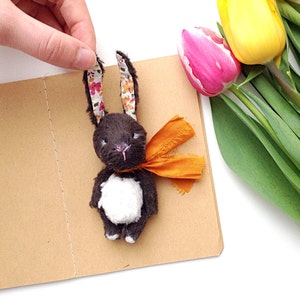 PDF Patroon kunstenaar teddybeer Bunny 2,4 in (6 cm)