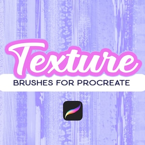 Procreate TEXTURE Brushes Pennello Grunge Procreate Brushes Ink Procreate Paper Textures Procreate Stamp Texture Brushes per l'app Procreate