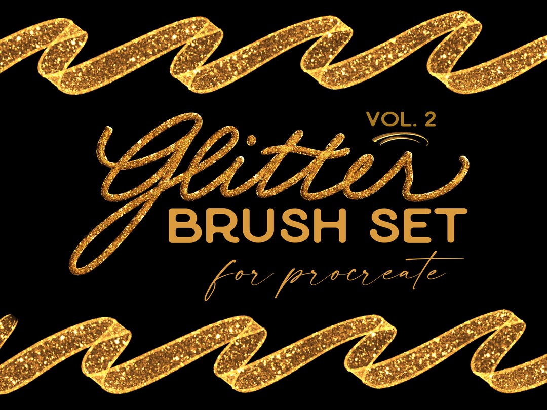 Procreate Brushes GLITTER Brush Procreate Sparkle Brush Procreate