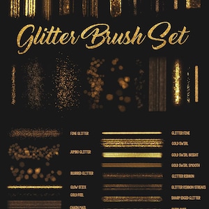 procreate glitter brushes