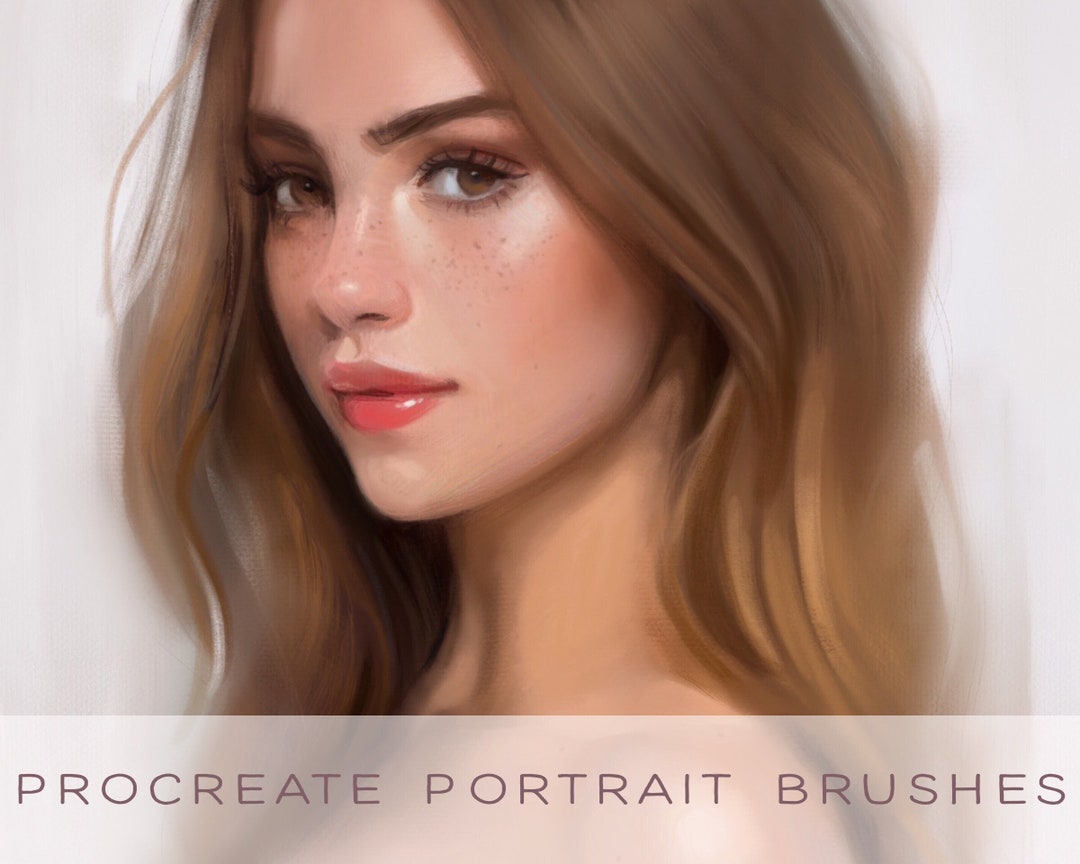Procreate Brushes PORTRAIT Procreate Brushes Hair Brush Procreate Face
