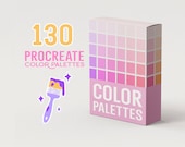 Procreate Palettes - 130 Procreate Color Swatches for Procreate Coloring Procreate Color Scheme Palettes Procreate Brushes Color Harmonies