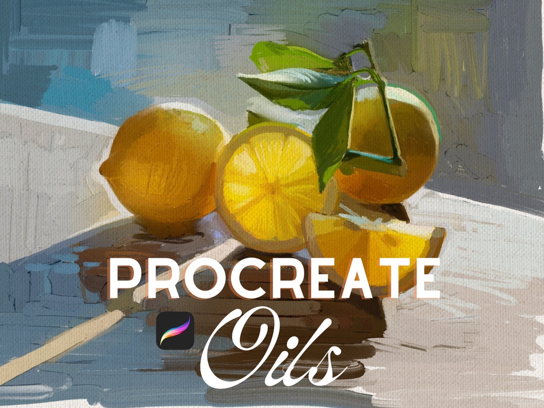 Procreate OIL Brushes Procreate Oil Paint Procreate App Paint Brush