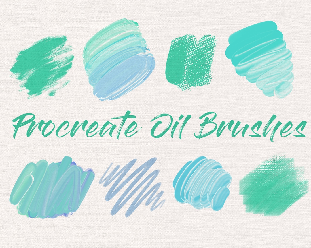 Procreate Oil Paint Brush Set Oil Painting Brushes Procreate Oil ...