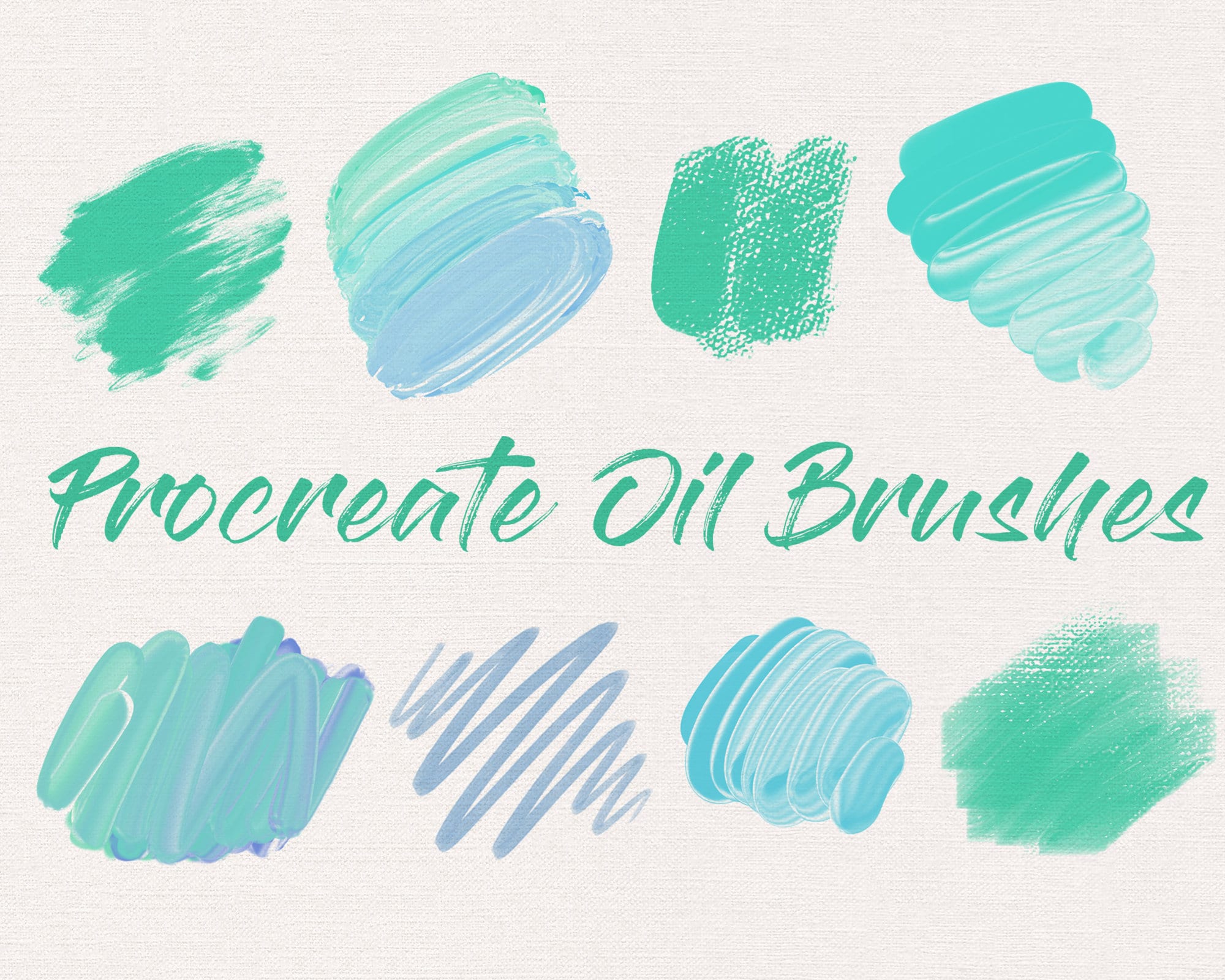 Procreate OIL Brushes Oil Paint Brush Canvas Texture Paint for Procreate  App Paint Brush Painterly Brush Set Acrylic Instant Download Pack 