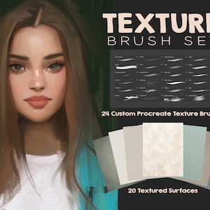 PROCREATE Texture BRUSHES Procreate Brush Kit Procreate Brush Pack iPad Pro Brush Set Paper Textures for Procreate Paper Canvas Texture