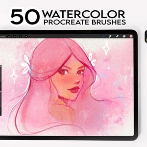 Procreate Watercolor Brushes, Professional Artist, Architecture, Watercolor  Brushes, Procreate Watercolor Brush, New Watercolor Brush 