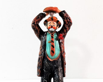 The Original Emmett Kelly Circus Collection 1991 Baseball Pitcher Clown Figurine. 6.5" Tall. 3X2.5" Base. Great Condition. Free US Shipping.